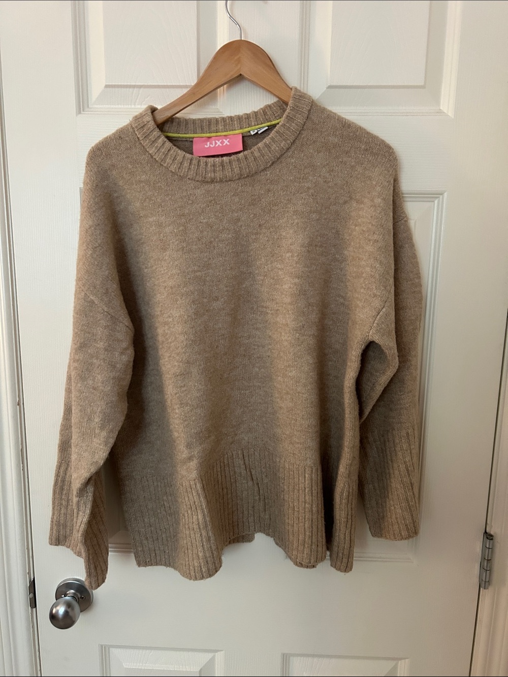 Women's Crewneck Sweater in Taupe